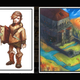 An image of the protagonist and a castle in Heroes of Hyrule.